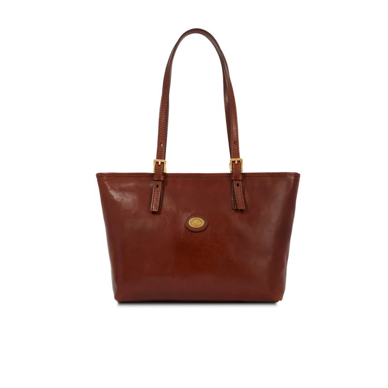 Borsa shopper pelle donna con zip