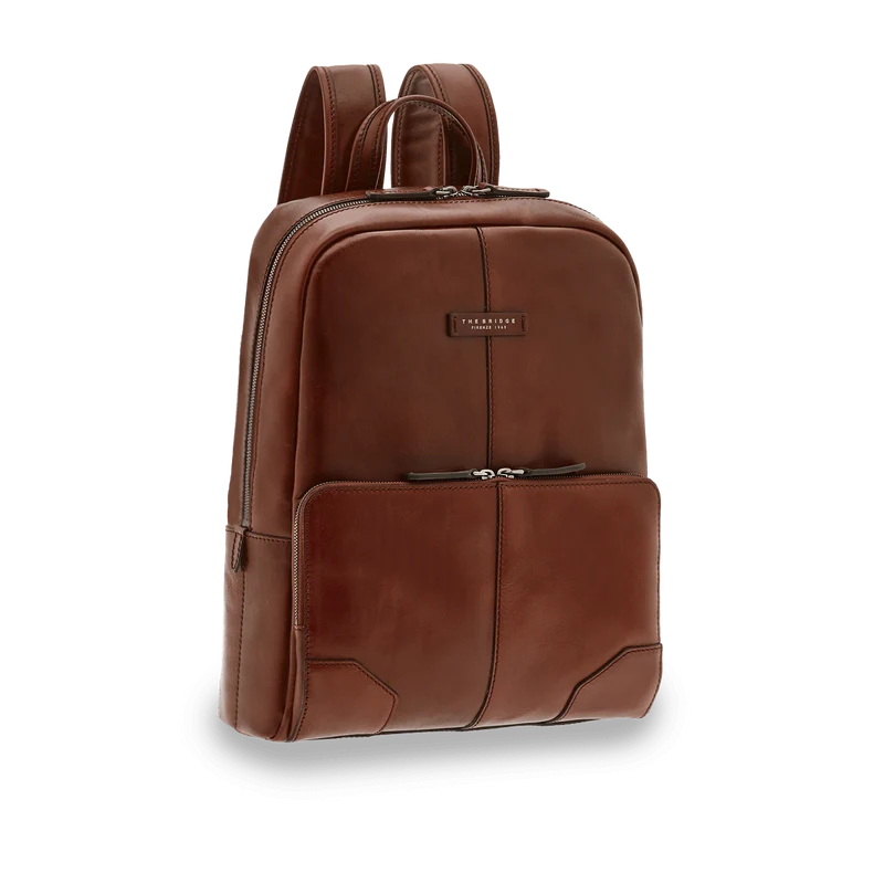 Zaino in pelle porta pc uomo una zip