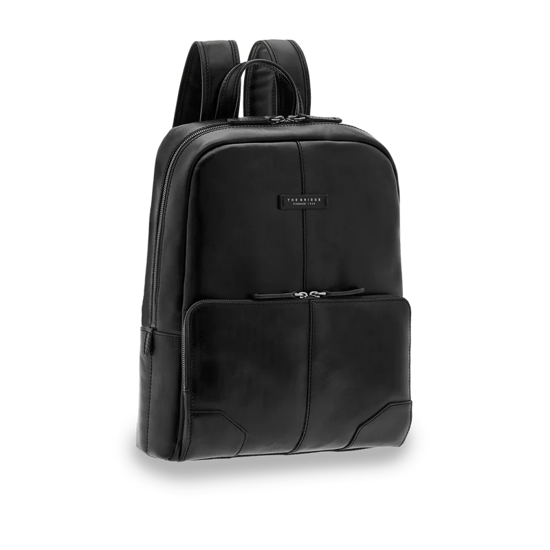 Zaino in pelle porta pc uomo una zip