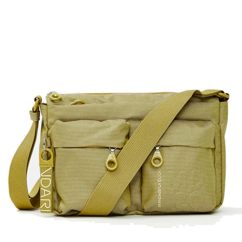 Borsa Donna a Tracolla MANDARINA DUCK in Tessuto Linea MD20 Colore Pistacchio - P10QMTX5