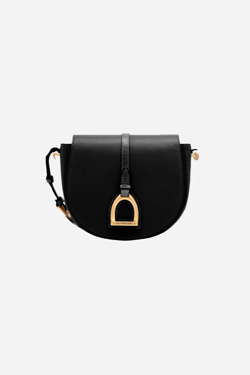 Umhängetasche aus Leder mit Schnalle – Crossbody Small