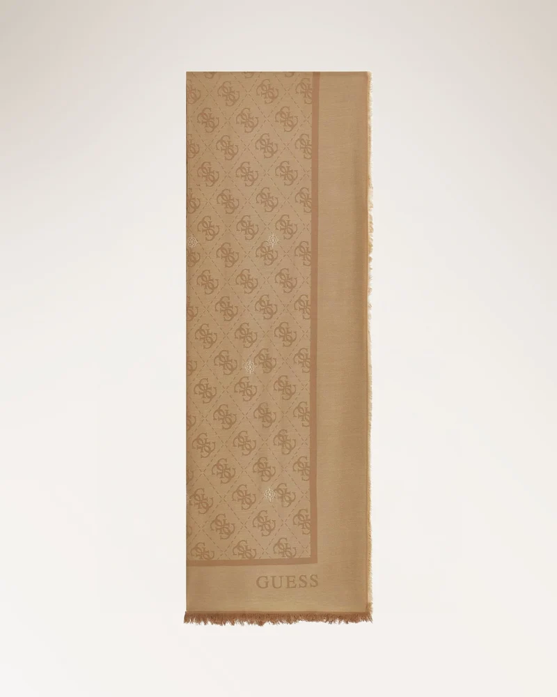Jacquard Scarf 70x180 Beige