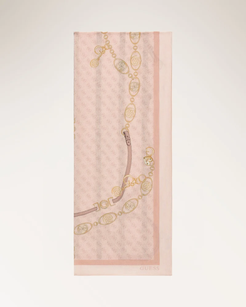 Printed Scarf 70x180 Blush