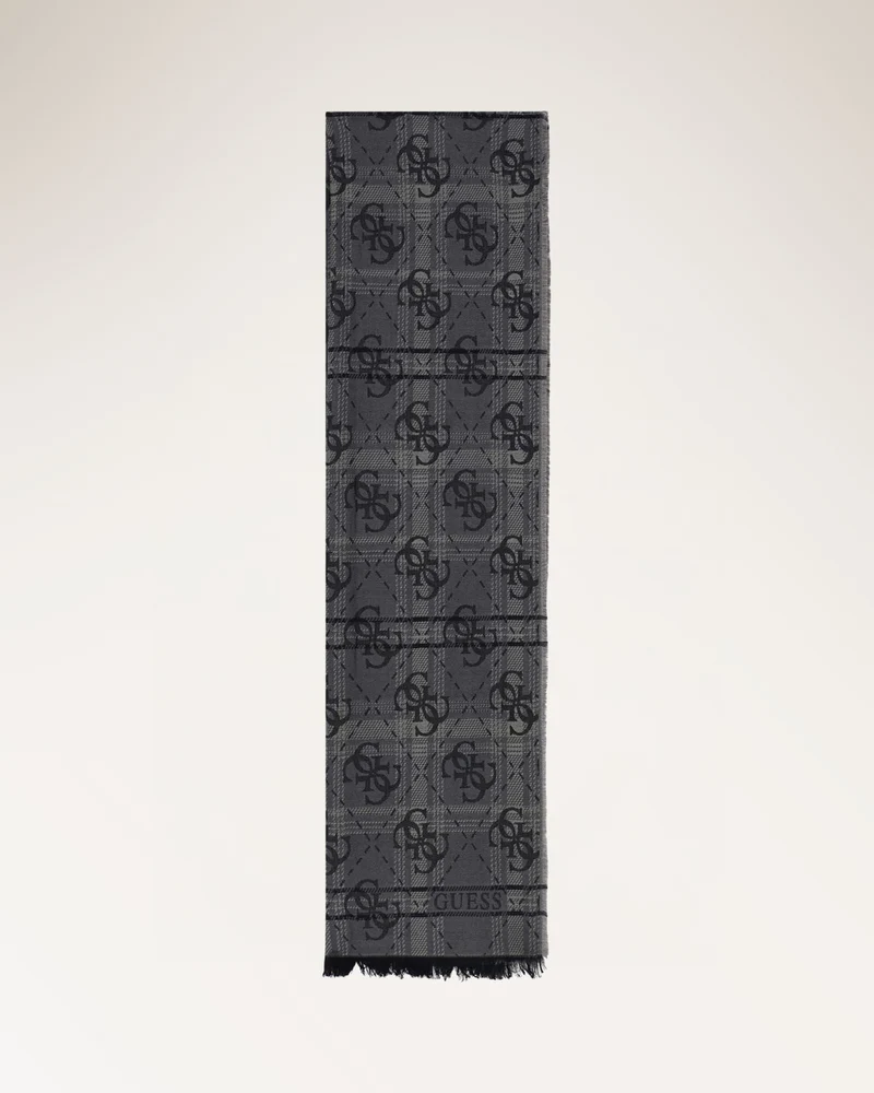 Scarf Jacquard 50x180 Black