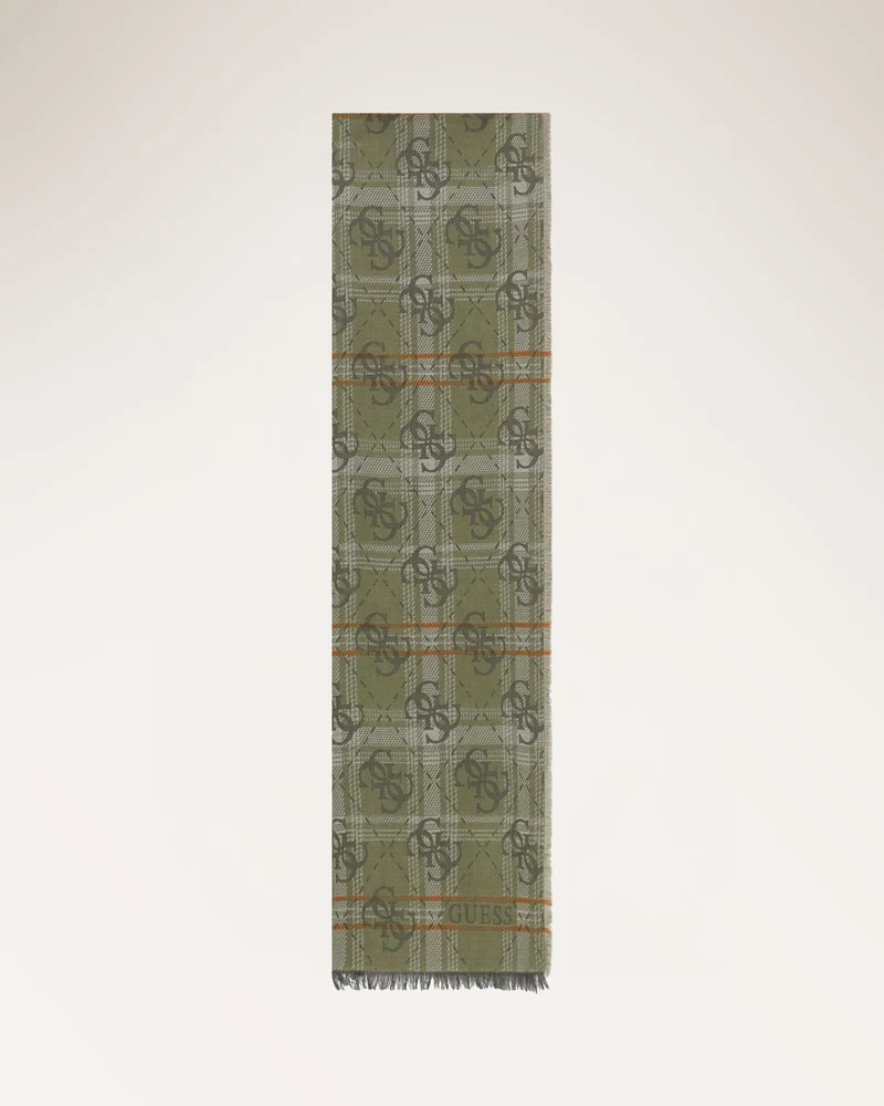 Scarf Jacquard 50x180 Green
