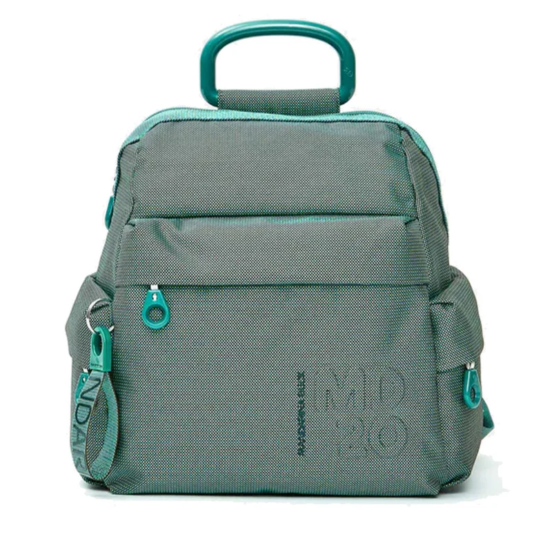 Zaino Piccolo Donna MANDARINA DUCK in Tessuto Linea MD20 Colore Emerald