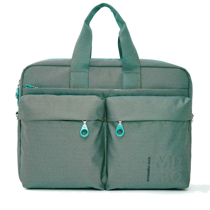Cartella MANDARINA DUCK in Tessuto con Porta Pc 15,6" Linea MD20 Colore Emerald