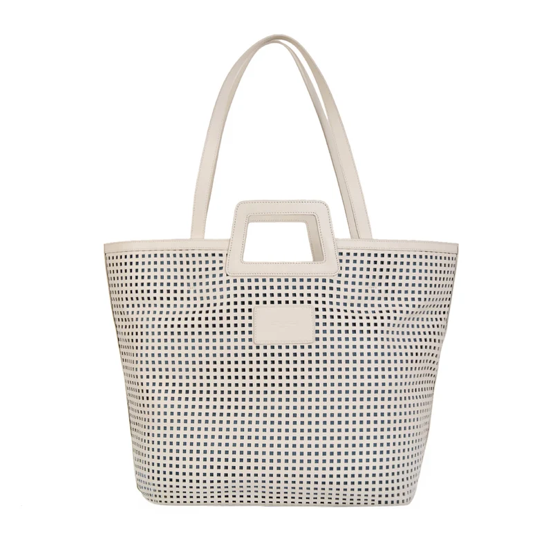 WHITE MAXI BEACH BAG