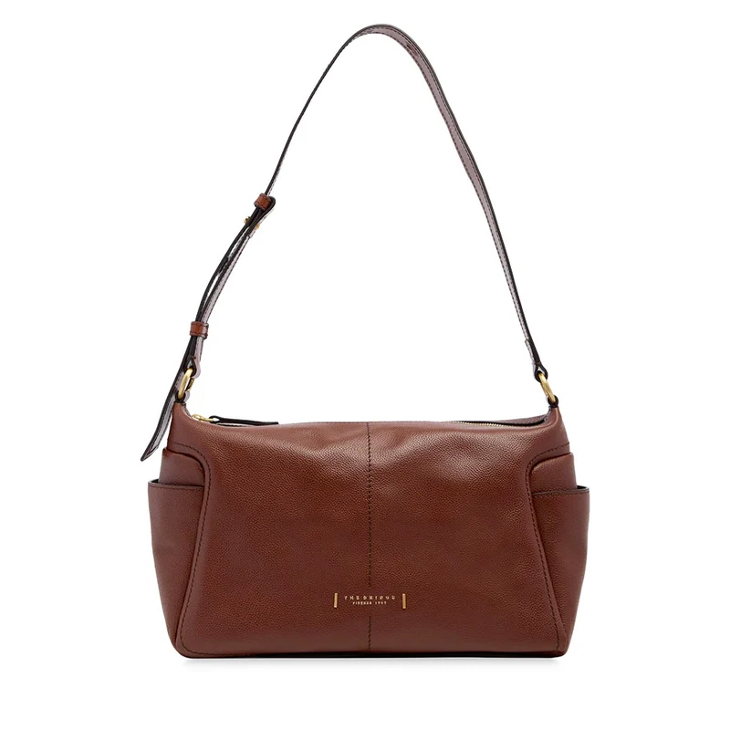 Borsa Donna a Spalla THE BRIDGE linea Letizia in Pelle Marrone