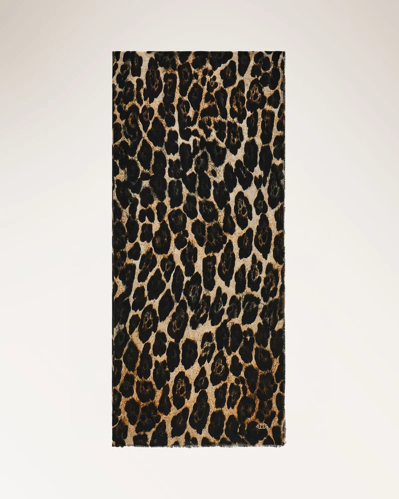 Printed Scarf 85x200 Leopard