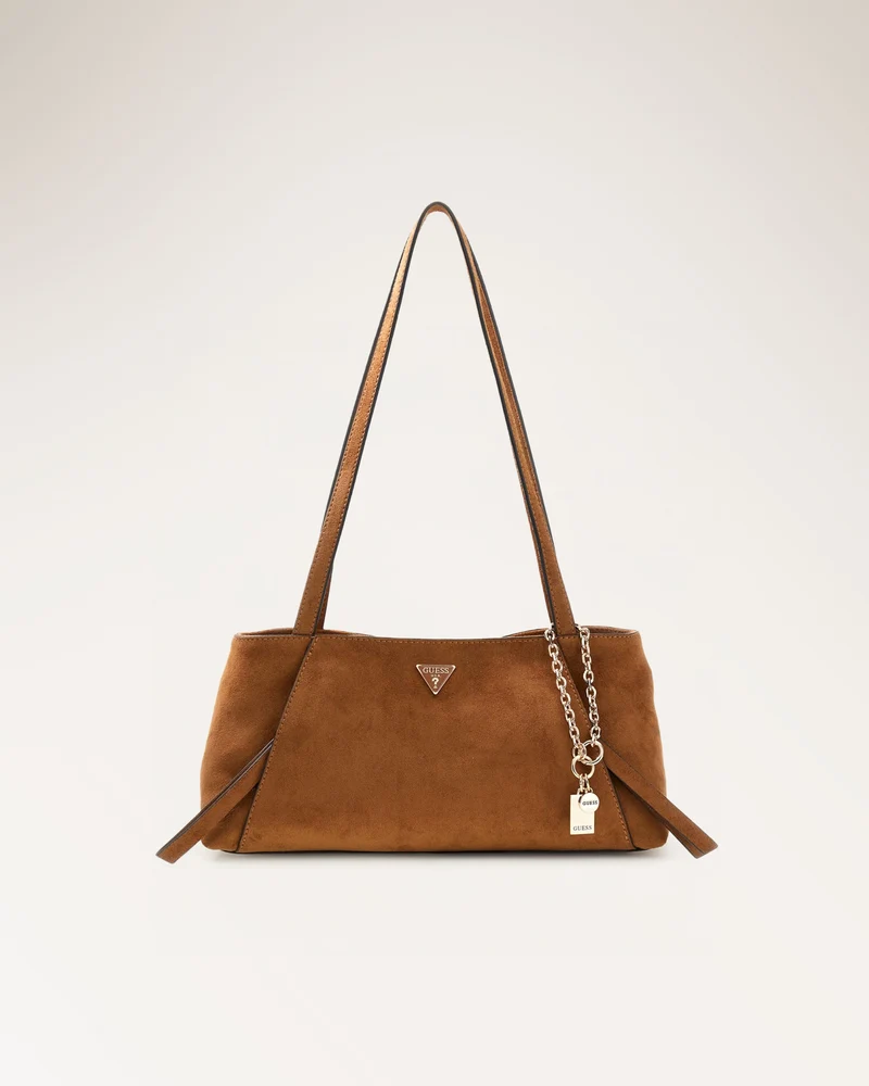 Devon Shoulder Satchel Cognac