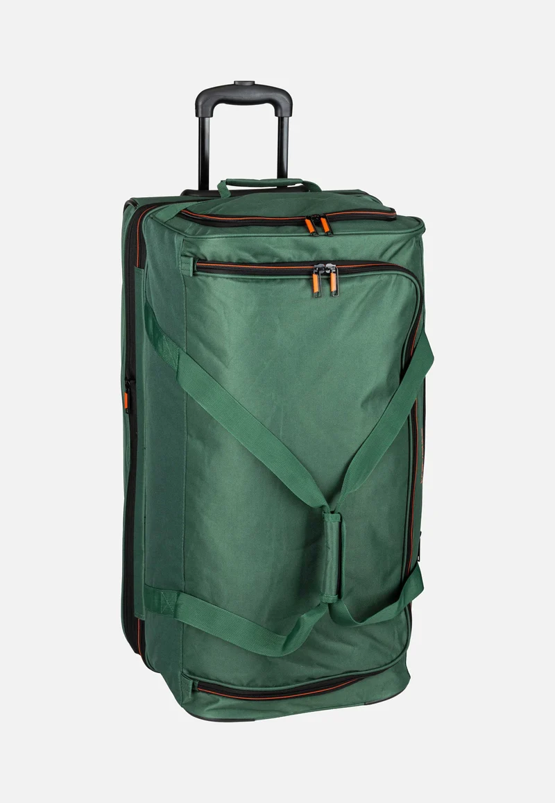 Basics Trolley L Dunkelgrün - Travel Bag with Wheels
