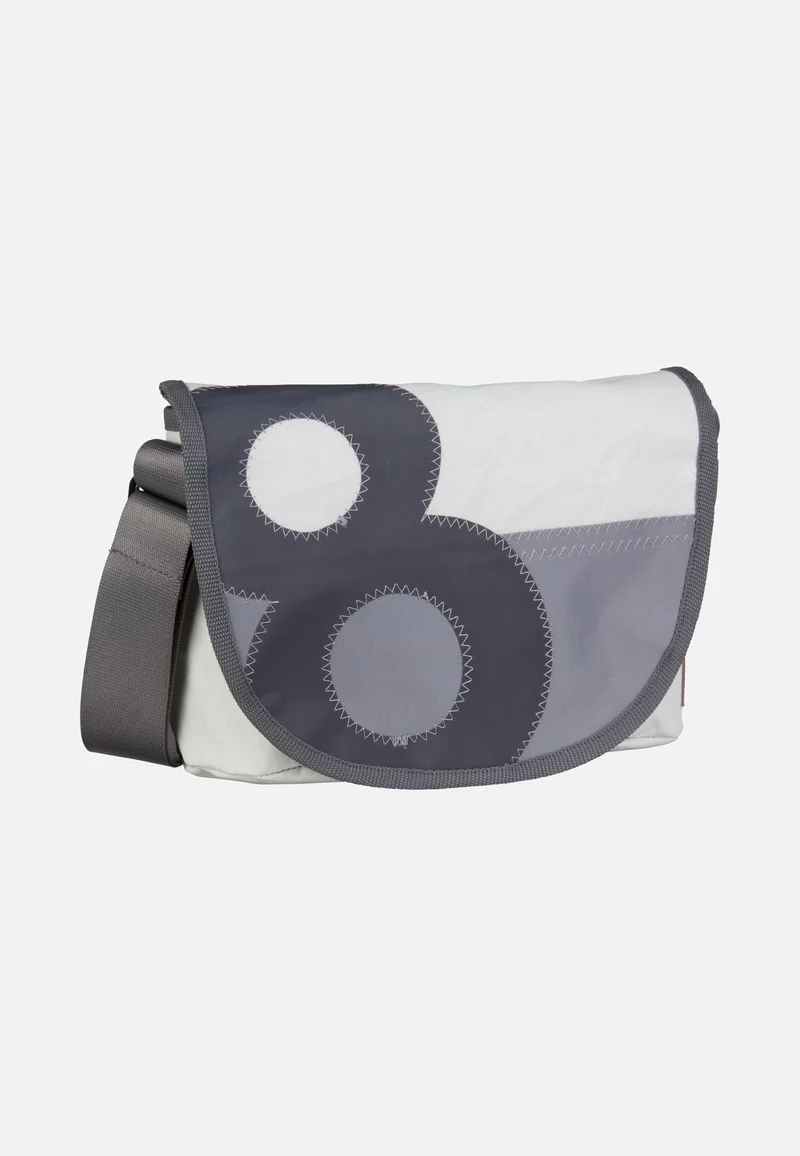 Perle Weiß/Grau - Messenger Bag