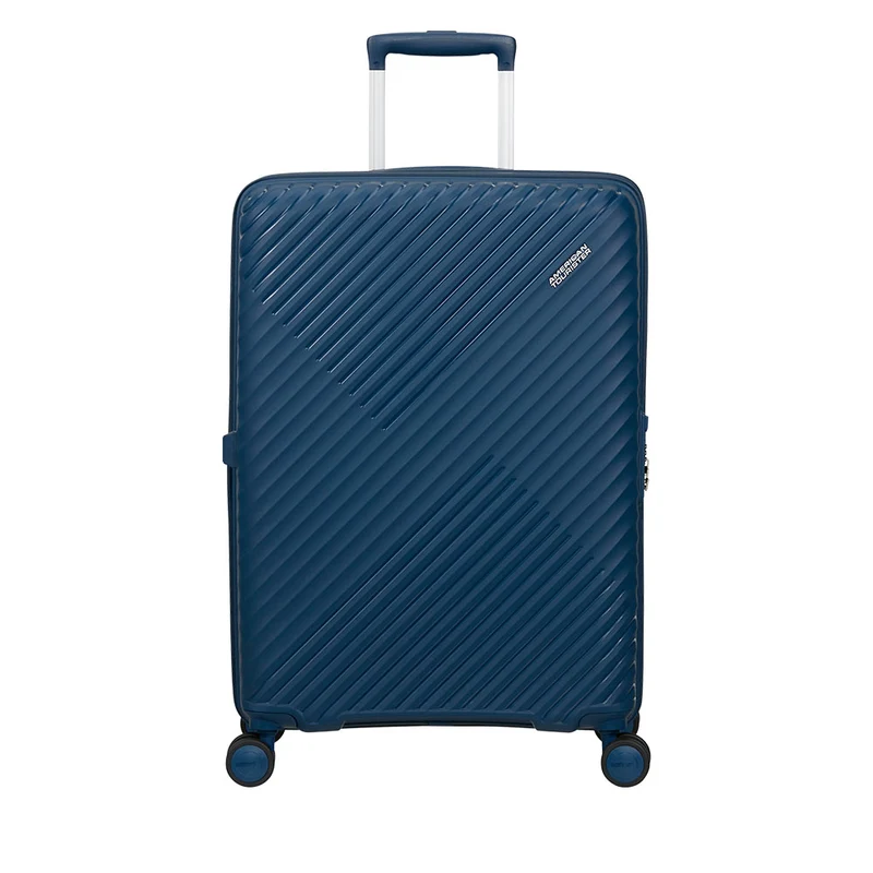 Trolley Medio Rigido Espandibile AMERICAN TOURISTER linea Diablast colore Darkwave Blue