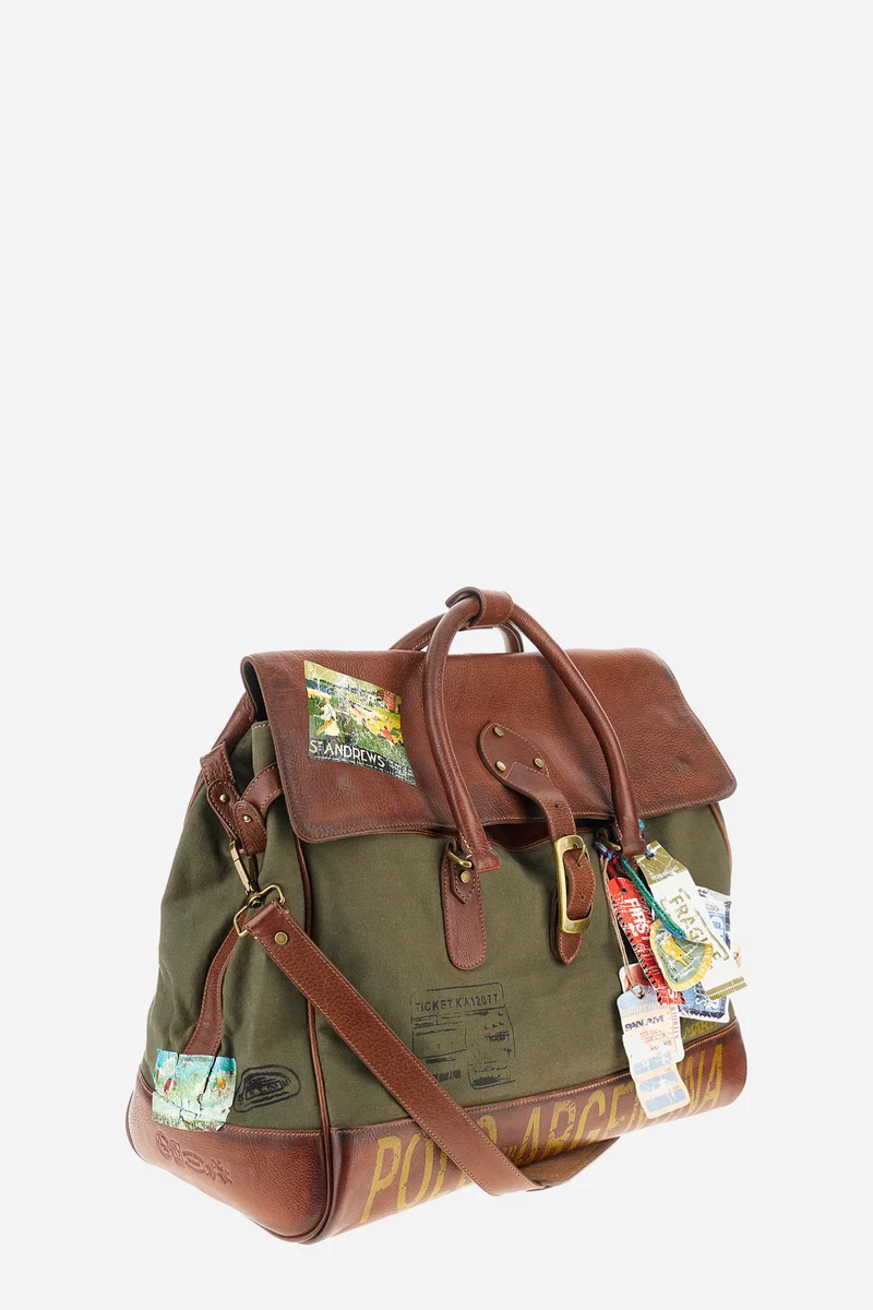 Unisex-Lederreisetasche - Banderas