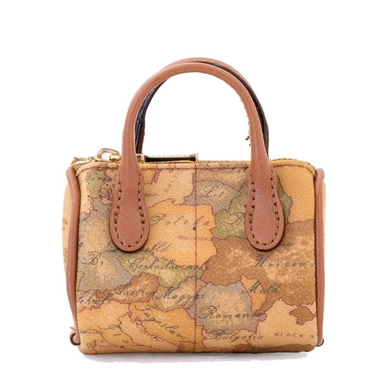 Portachiavi Donna Mini Bauletto 1A Classe Alviero Martini stampa Geo Classic PQ41