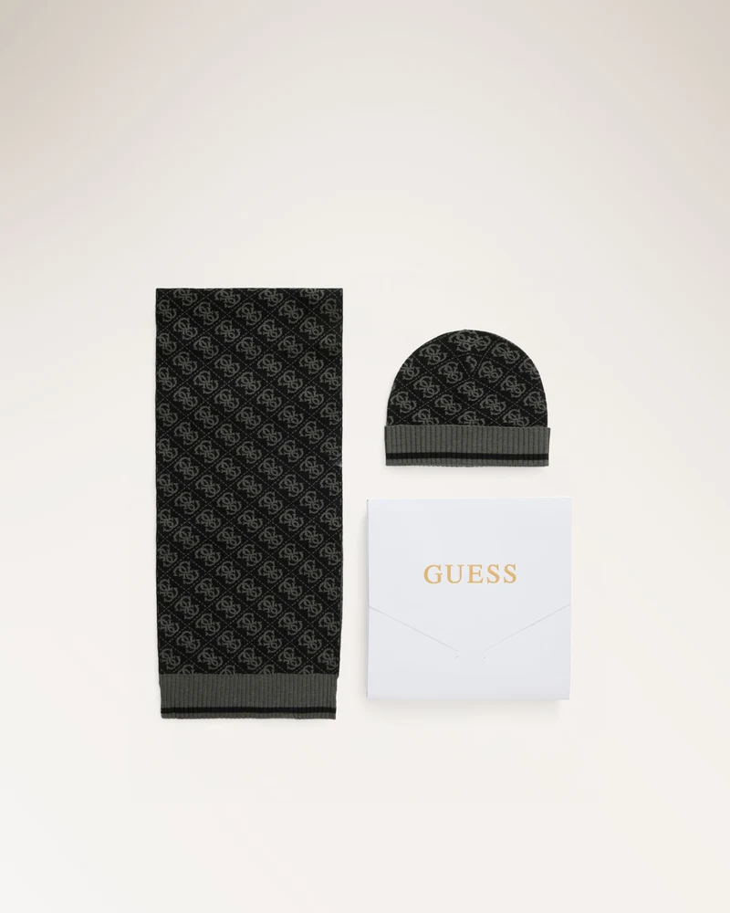 Gift Beanie+scarf Black