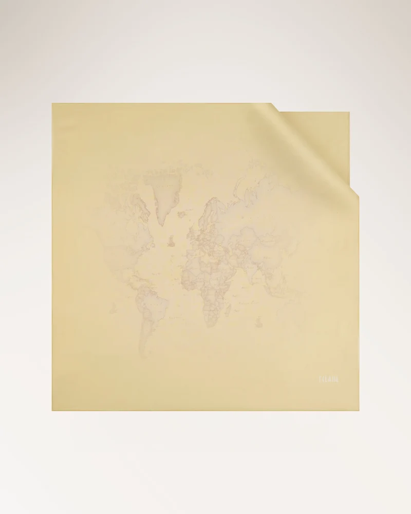Foulard 75x75 Giallo Tenue