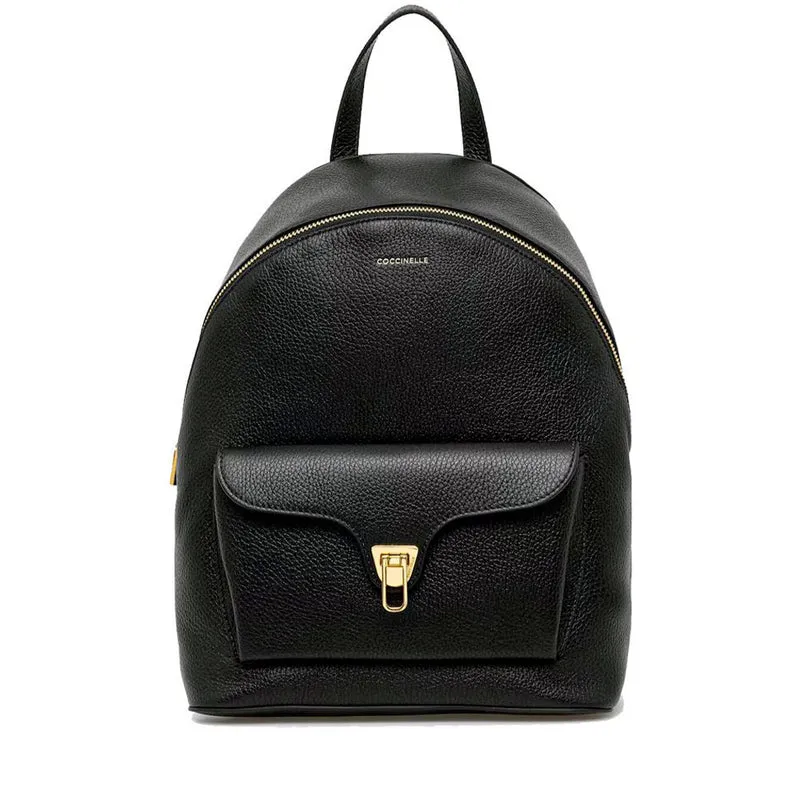 Zaino Donna COCCINELLE in Pelle Linea Beat Generation colore Nero Misura Grande