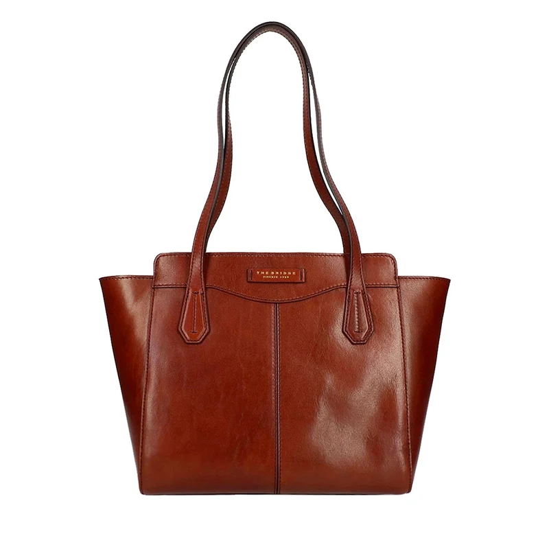 Shopping Bag Donna THE BRIDGE linea Gloria in Pelle Marrone