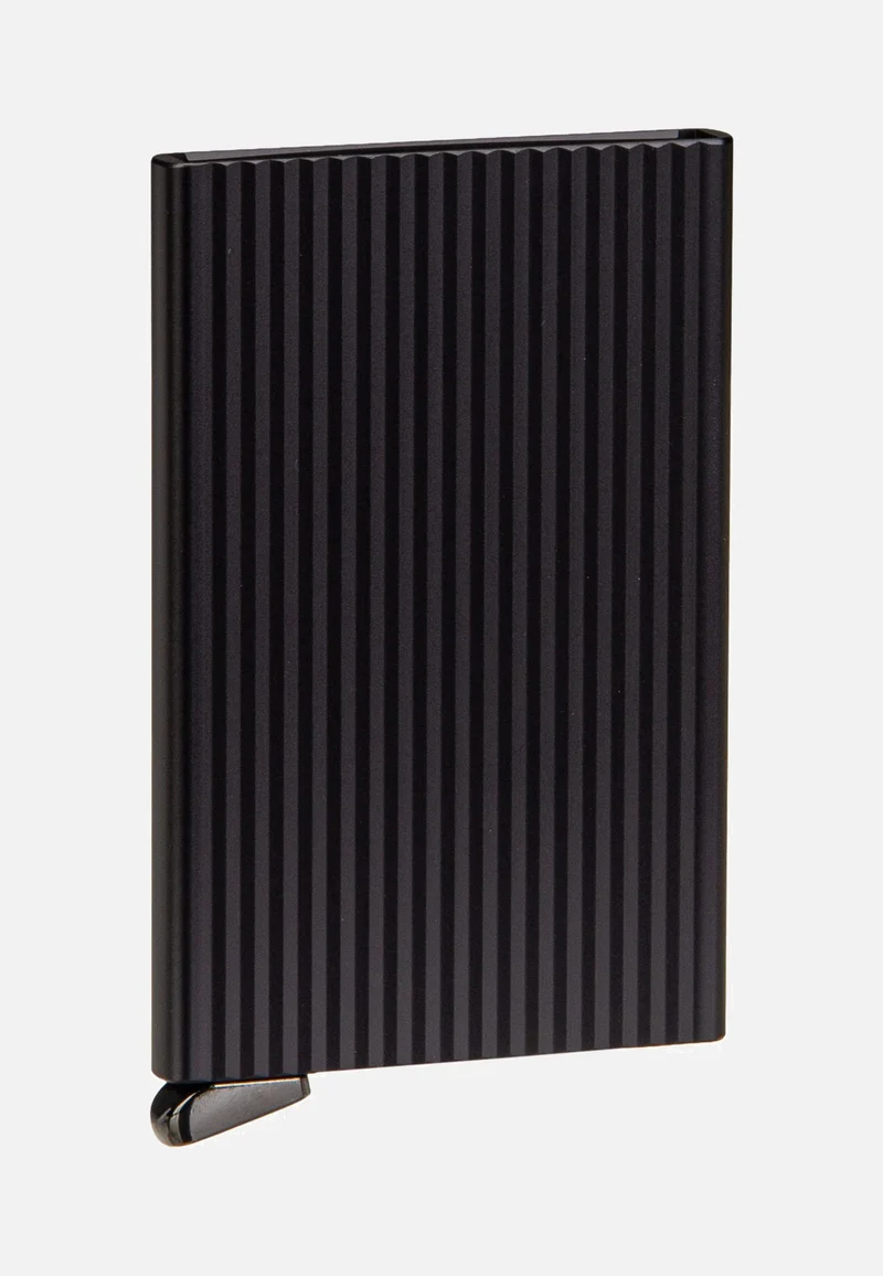 Cardprotector Fluted Black+ - Card Holder