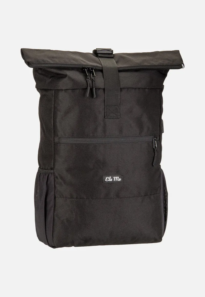 Rolltop Black Beautiful - Rolltop Backpack