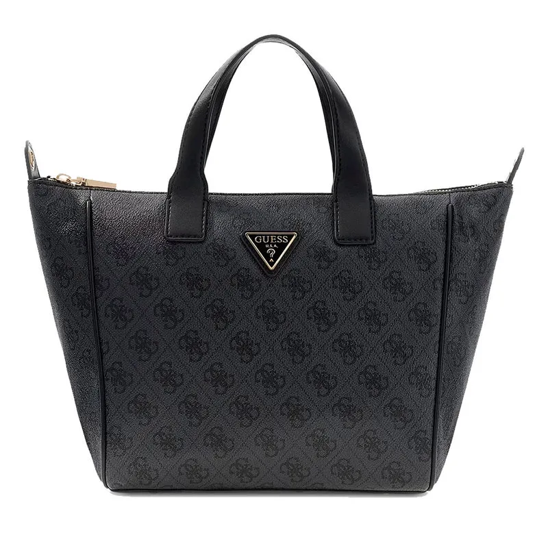 Borsa Donna a Mano in Tessuto GUESS Linea Follie colore Coal Logo