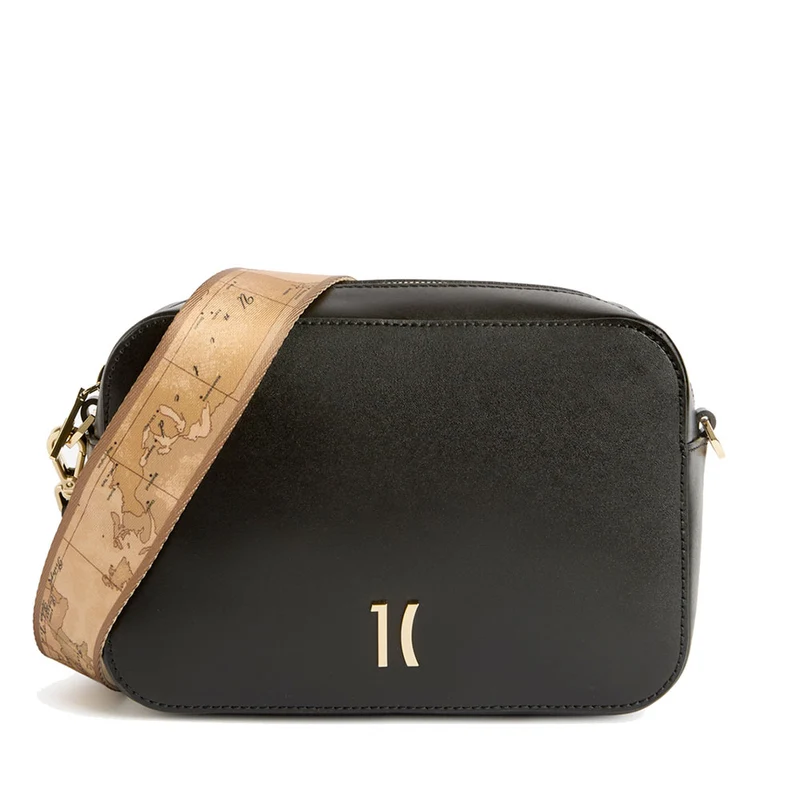 Borsa Donna a Tracolla 1A Classe Alviero Martini linea Summer Paradise in Pelle Nera LF43
