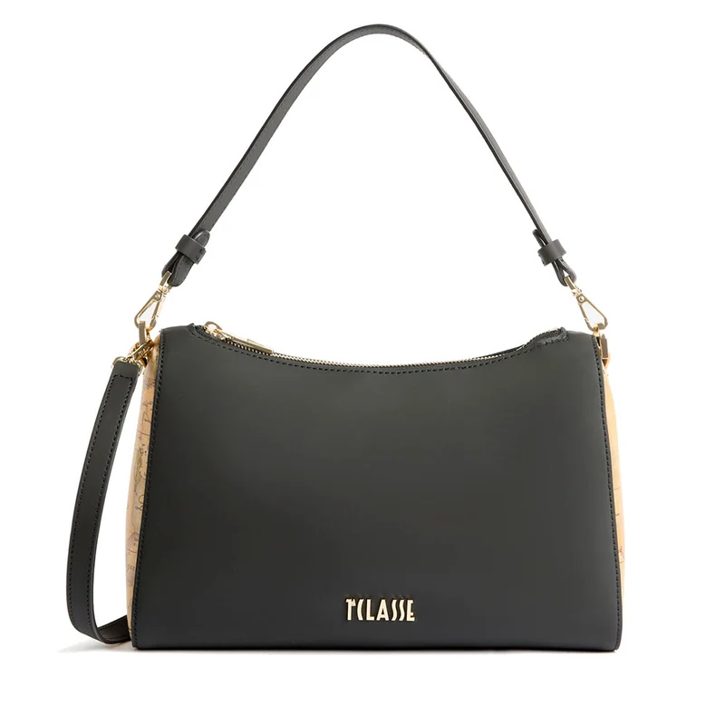 Borsa Donna Sottospalla con Tracolla 1A Classe Alviero Martini linea Geo Harmonia Nero LF36