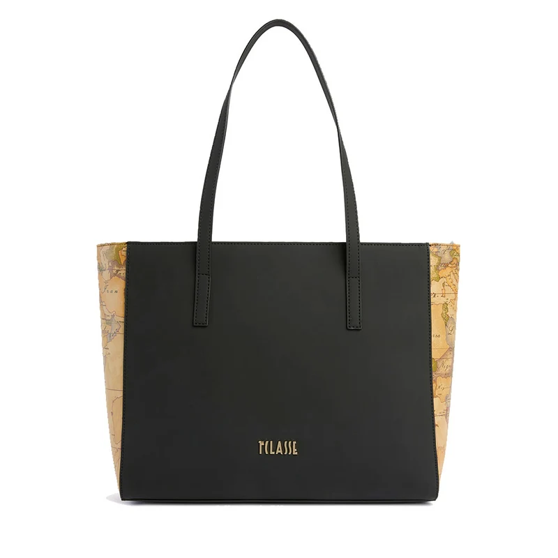Shopping Bag Donna 1A Classe Alviero Martini linea Geo Harmonia Nero LF35