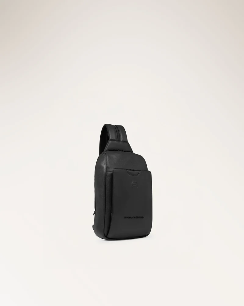 Monospalla In Pelle Nero