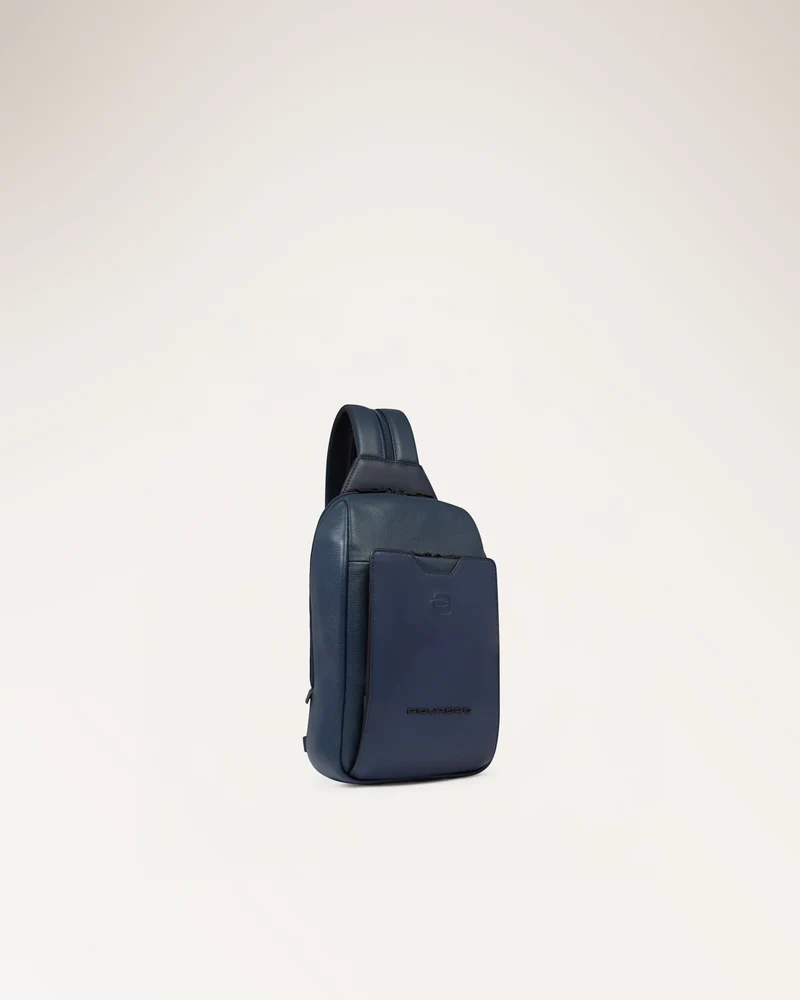 Monospalla In Pelle Blu
