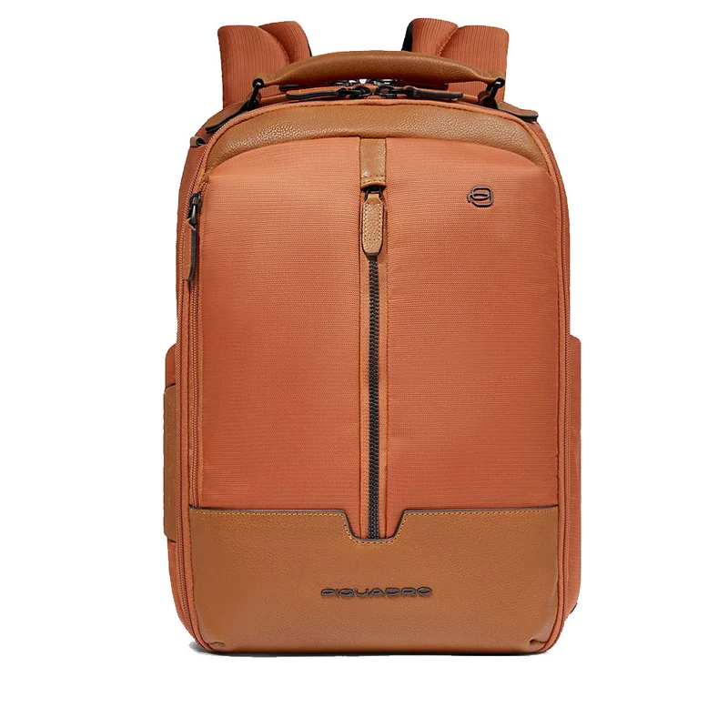 Zaino PIQUADRO con Porta Computer 13" in Tessuto e Pelle Colore Arancione - CA6823W138