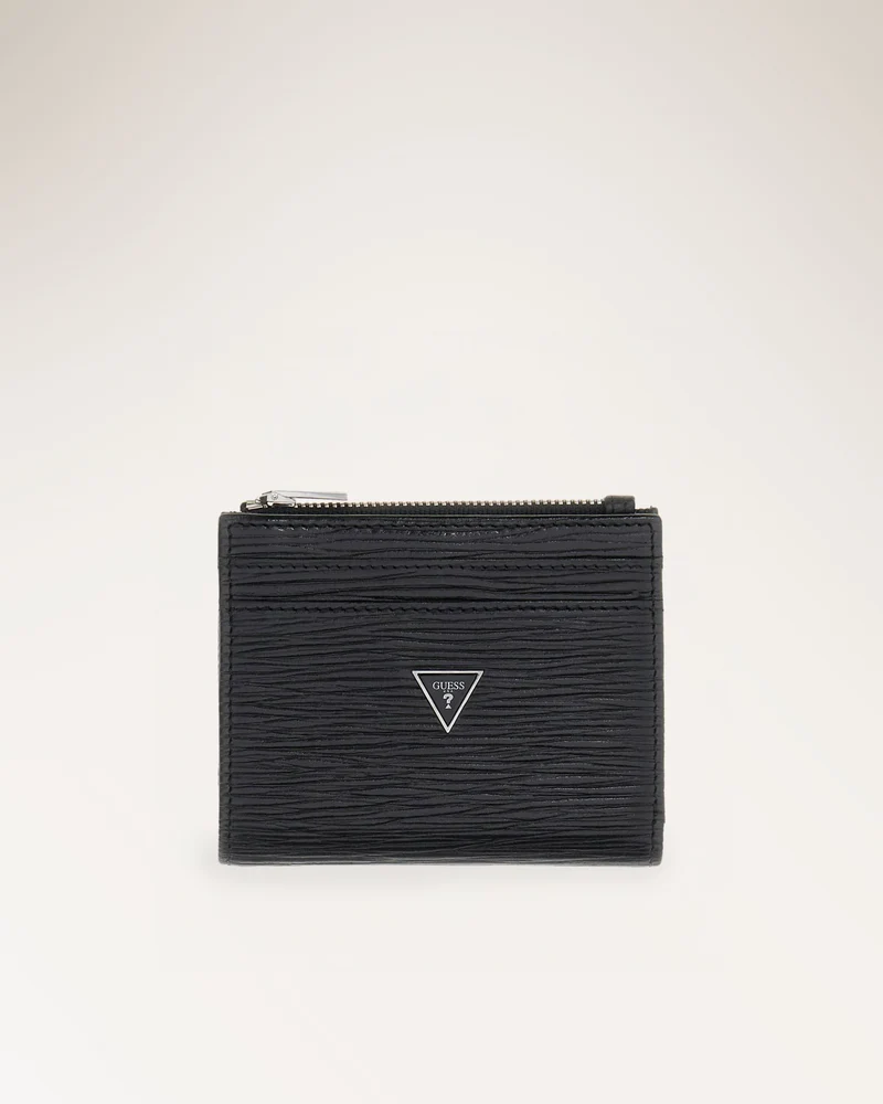 Milano Bifold Top Zip Black