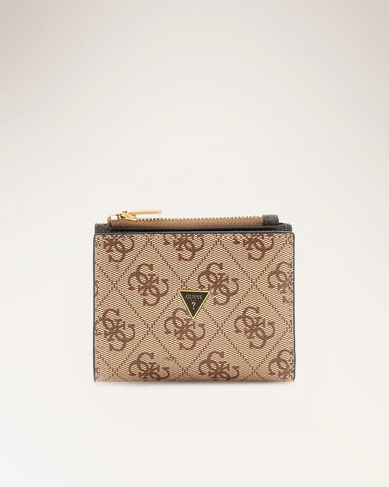 Milano Bifold Top Zip Beige