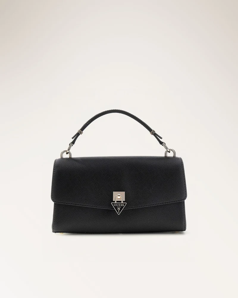 Patsie Top Handle Flap Black