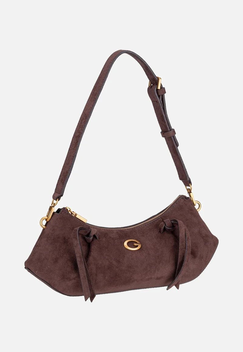 Allegra Shoulder Suede 37180 Espresso - Shoulder Bag