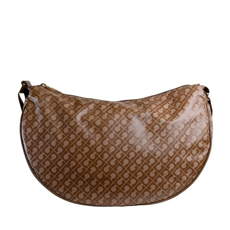 Borsa Donna Mezzaluna GHERARDINI in Tessuto Softy colore Chestnut