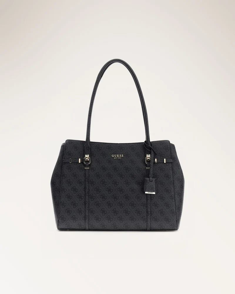 Leona Logo 2 Comp Tote Coal