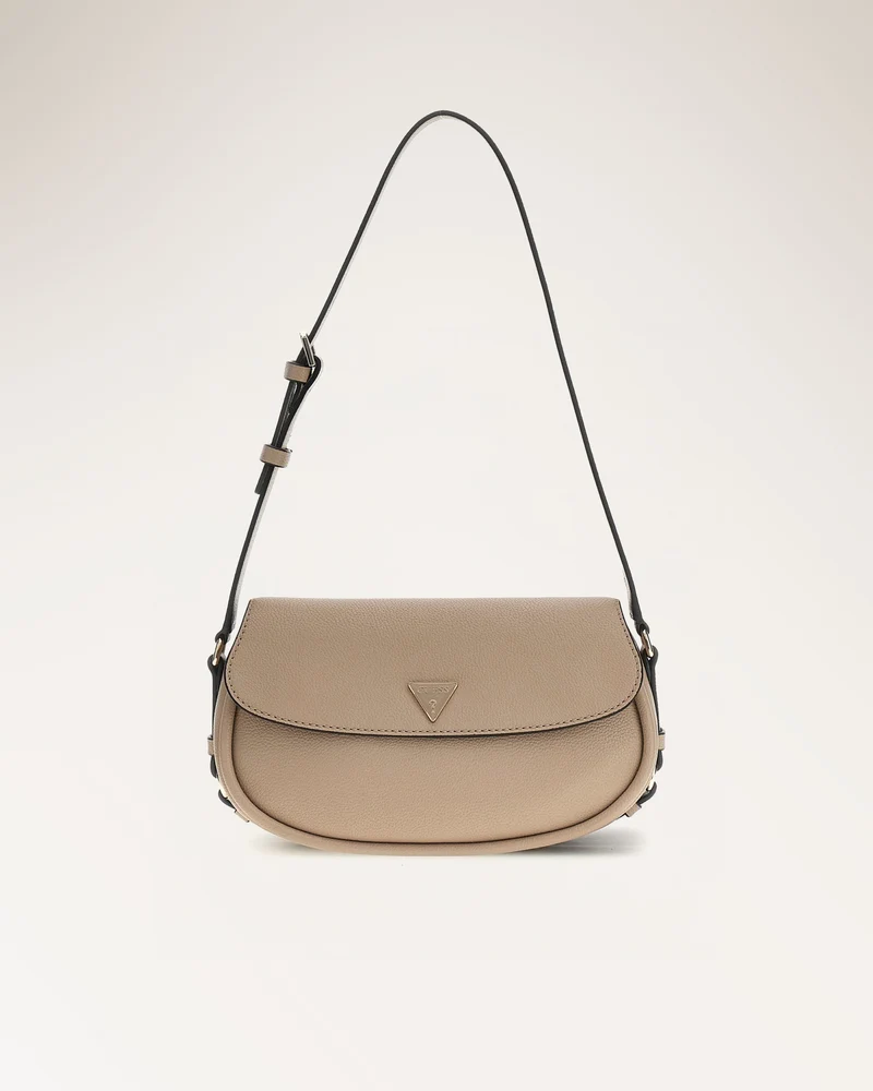 Danya Flap Shoulder Bag Taupe