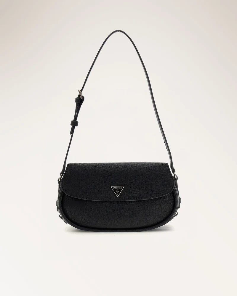 Danya Flap Shoulder Bag Black