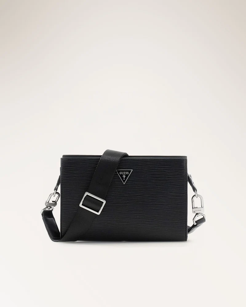 Milano Crossbody Top Zip Black