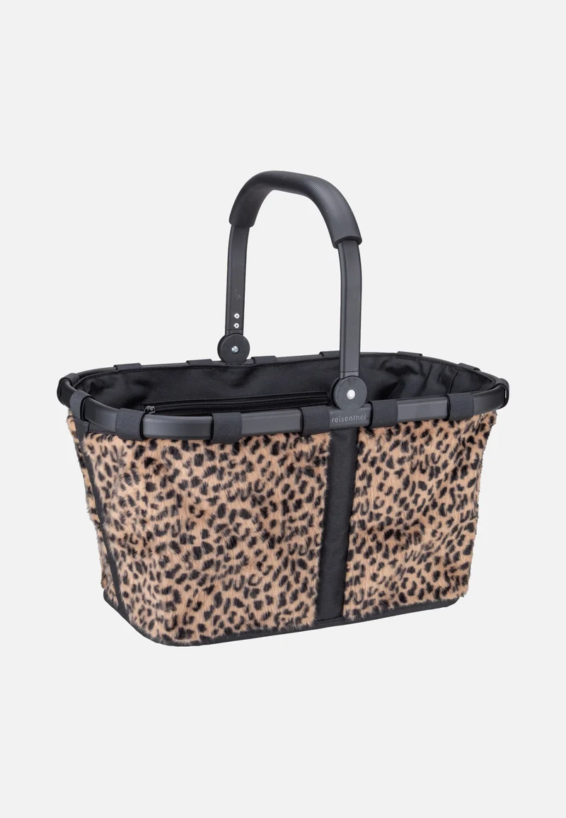 Carrybag Leo Fake Fur - Shopping Basket