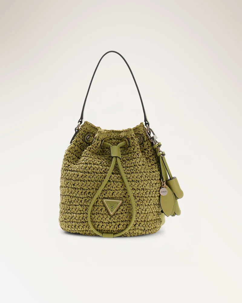 Ofelia Top Handle Bucket Olive