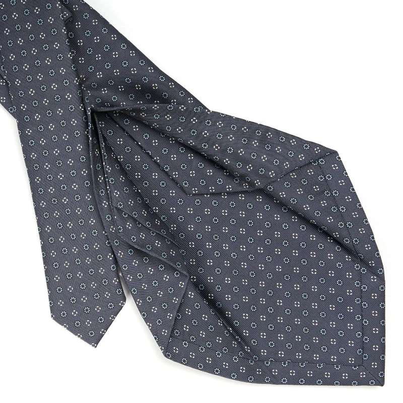 DARK GREY 5 FOLD SARTORIAL SILK TIE