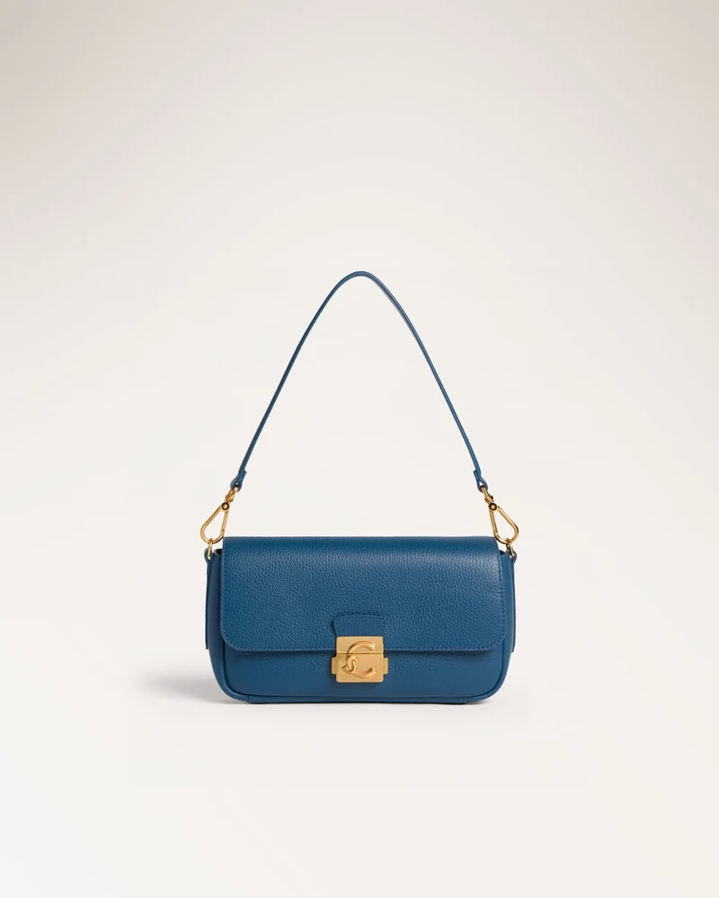 Handbag Grained Leather Deep