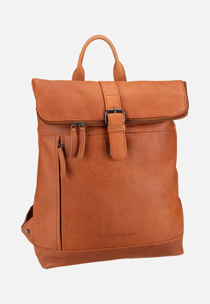 Larsson 0338 Cognac - Rolltop Backpack