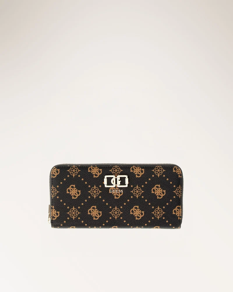 Emelie Logo Slg Lrg Zip Around