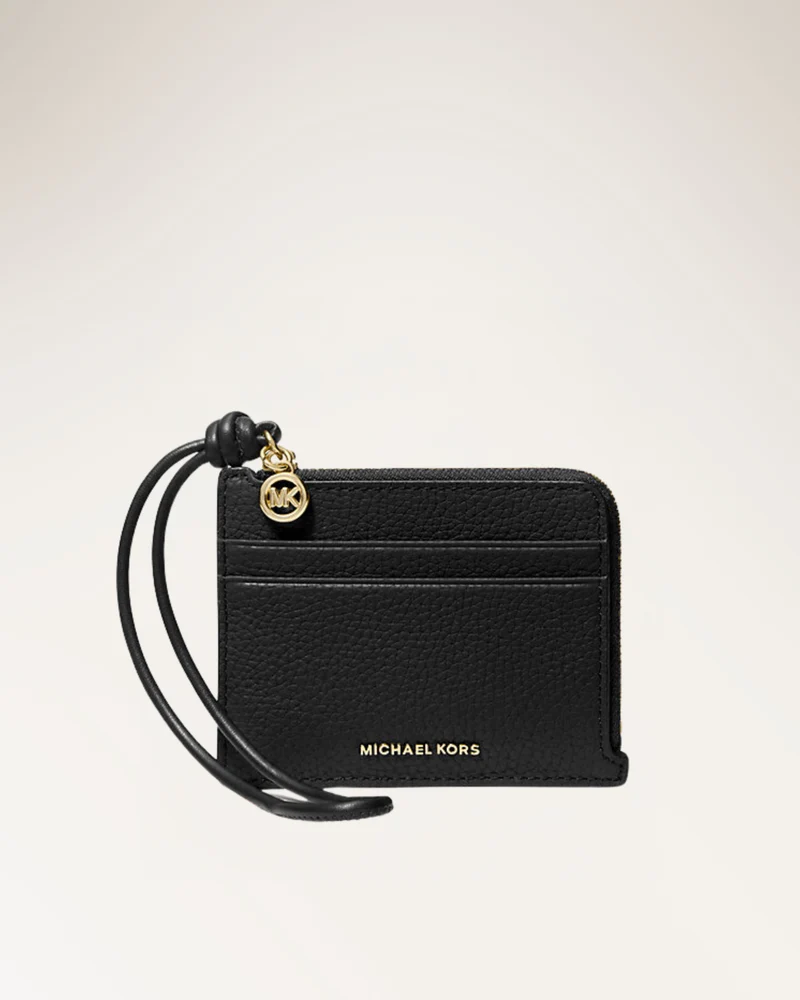 Sm Card Case Wristlet Black