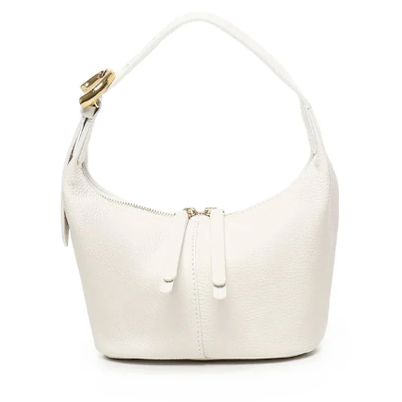 Borsa Donna a Spalla COCCINELLE in Pelle linea Fernanda Small Colore Blanco